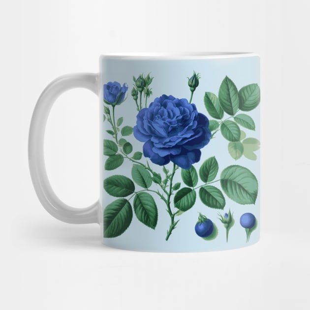 Blue rose by byb